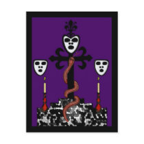 Voodoo Vévé for Baron Samedi Postcards