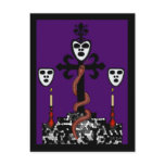 Voodoo Vévé for Baron Samedi postcards