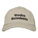 VoodooBonedaddy distressed hat embroidered hats
