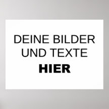 Vorlage für individuelle Poster