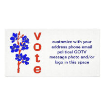 VOTE 2012 PERSONALIZED PHOTO CARD