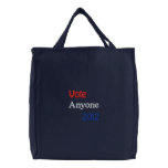 Vote Anyone! Embroidered Tote Bag embroidered bags