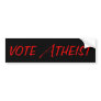 Vote Atheist Bumper Sticker