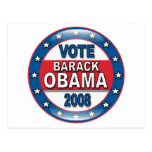 Vote Barack Obama 2008 Post Cards