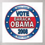 Vote Barack Obama 2008 posters
