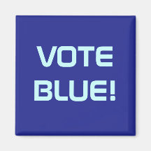 VOTE BLUE magnet