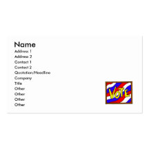 Vote Box Business Cards