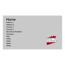 Vote Business Cards