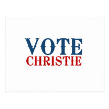 VOTE CHRISTIE 2012 - POSTCARD