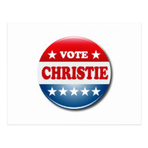 VOTE CHRISTIE POST CARD