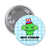 Vote Cthulhu for President Button