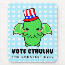 Vote Cthulhu for President Mousepad