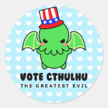 Vote Cthulhu for President Sticker