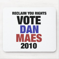 Vote Dan Maes mousepads