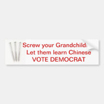 Vote Democrat Bumper Stickers
