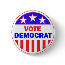 Vote Democrat Pin