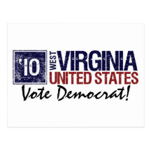 Vote Democrat in 2010 – Vintage West Virginia Postcards
