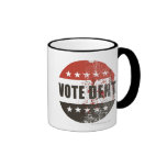 Vote Dent sticker Coffee Mugs