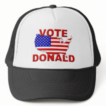 Vote Donald Trucker Hat