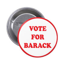 Vote for Barack 2012 Button