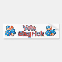 Vote for Newt Gingrich Bumper Sticker