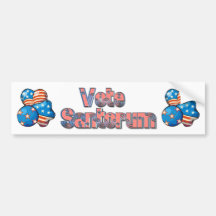 Vote for Rick Santorum Bumper Sticker