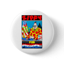 Vote For Zippy Pinback Button