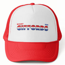 Vote Giffords 2010 Elections Red White and Blue Trucker Hats