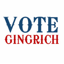 VOTE GINGRICH 2012 PHOTO SCULPTURE