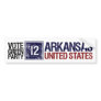 Vote Green Party in 2012 – Vintage Arkansas Bumper Sticker
