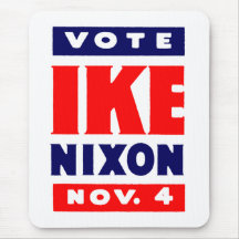Vote Ike, Nixon in 1952 Mousepad