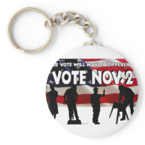 Vote in November Key Chain