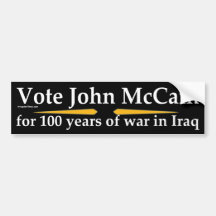 Vote John McCain bumper sticker