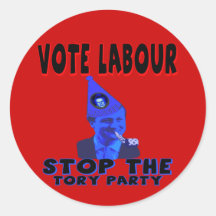 Vote Labour Stickers
