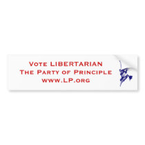 Vote Libertarian bumper stickers