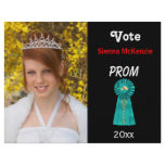 Vote me for Prom Queen (Aqua) flyers