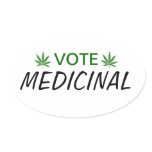 Vote - MEDICINAL - MARY JANE stickers