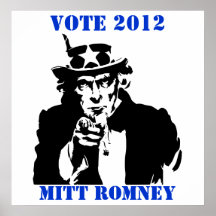 VOTE MITT ROMNEY 2012 PRINT