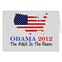 Vote Obama 2012 Greeting Card