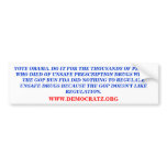 VOTE OBAMA bumper stickers