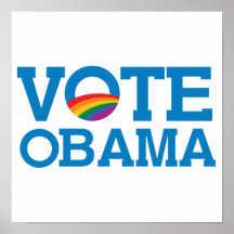VOTE OBAMA -.png Print