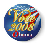 Vote Obama - Political Button