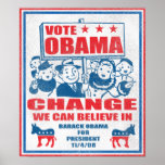 Vote Obama Poster posters
