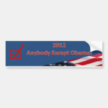 Vote Out Obama! Bumper Sticker
