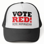 Vote Red! Vote Republican! hats