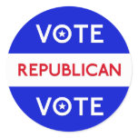 Vote Republican 2 stickers