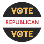 Vote Republican 3 stickers