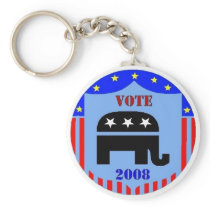 VOTE REPUBLICAN IN 2008 KEYCHAIN POLITICS
