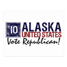 Vote Republican in 2010 – Vintage Alaska Postcard