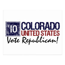 Vote Republican in 2010 – Vintage Colorado Postcard